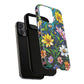Flower Garden Stained Glass Phone Case, Tough Magnetic Cases, Floral Phone Cover, Durable Phone Accessories, Spring Gift, Birthday Present