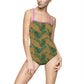 Brown Tropical Bliss Women's One-piece Swimsuit (AOP)