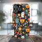 Whimsical Feline Garden iPhone, Samsung or Google Pixel Tough Cases