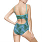 Blue Tropical Bliss Women's One-piece Swimsuit (AOP)