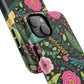Personalized Floral Fantasy Tough Magnetic iPhone Cases- a Gift for Gardeners, Mother's Day, Birthday Gift, Anniversary Gift, Presents