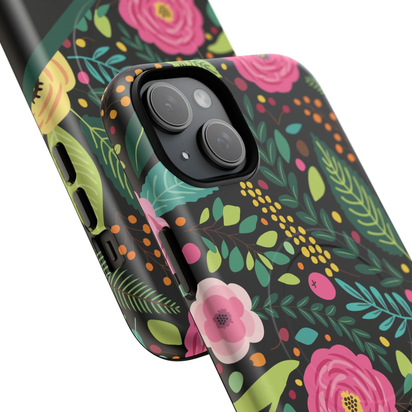 Personalized Floral Fantasy Tough Magnetic iPhone Cases- a Gift for Gardeners, Mother's Day, Birthday Gift, Anniversary Gift, Presents