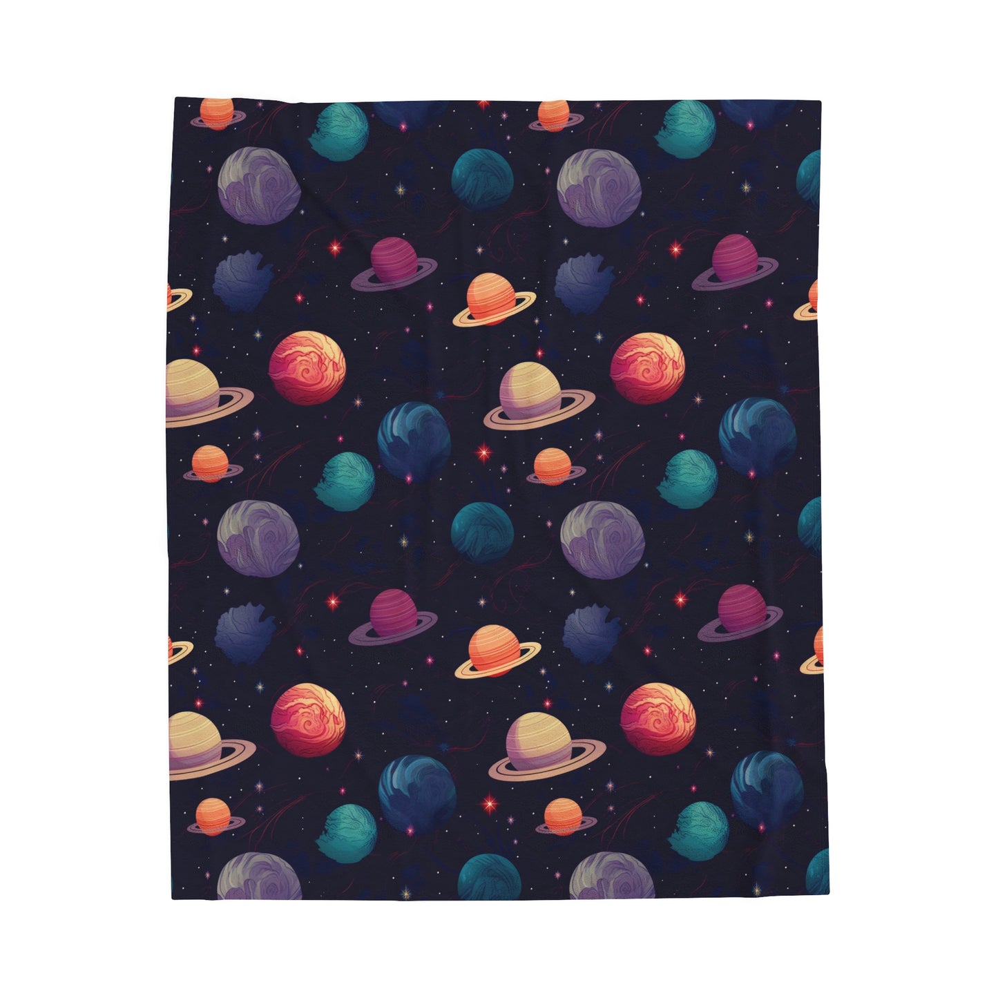 Plush Blanket - Galactic Dreams Cozy Home Decor - Gift Idea