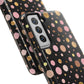 Personalized Gold & Pink Confetti Tough Phone Case — Glitter Dot Protective Phone Cover