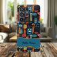 Personalized Colorful Abstract Faces Clear Impact-Resistant Case