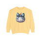 Polka Dot Pumpkin Charm Unisex Garment-Dyed Sweatshirt