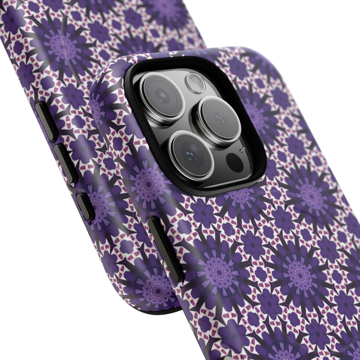 Twilight Petal Mirage Magnetic iPhone Cases, Unique Floral Designs, Tough Protection, Gift for Her, iPhone Accessories, Custom Cases