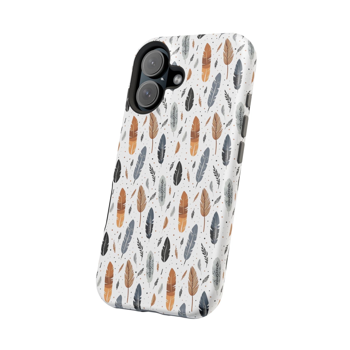 Whispering Feathers Magnetic Tough iPhone Cases