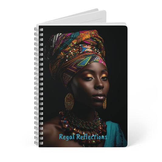 Regal Reflections: African Majesty A5 Notebook