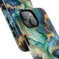 Ocean Quartz Luxe Marble Pattern Tough Magnetic iPhone Case, Phone Accessories, Luxury Gift, Durable iPhone Cover, Unique Design for iPhone Users.