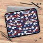 Patriotic Waves Laptop Sleeve