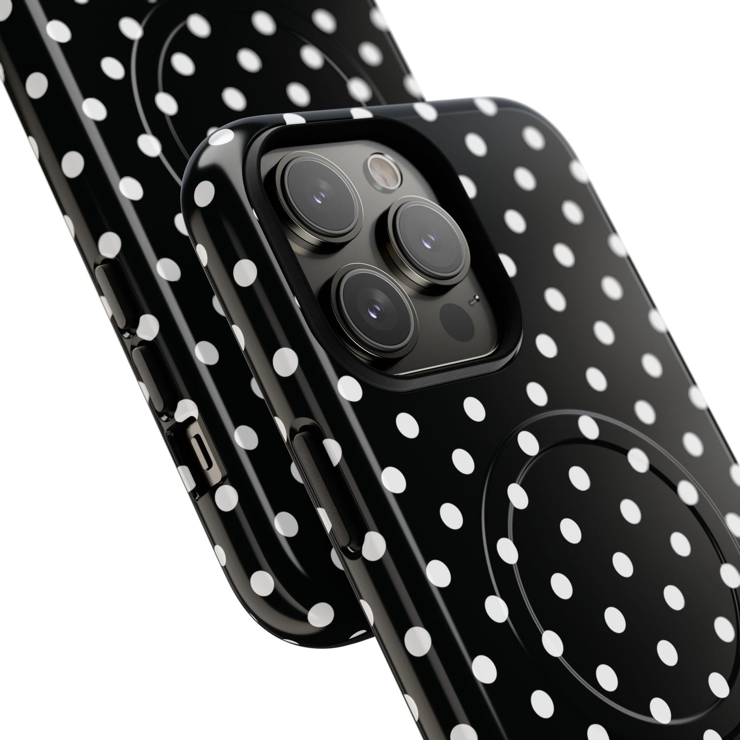 Polka Dot Tough iPhone Magnetic Case, Stylish iPhone Cover for Protection, Unique Gift for Birthdays, Holidays, Tech Lovers