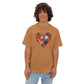 Patchwork Hearts Unisex Oversized Bella Canvas Boxy Tee