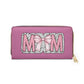 Coquette MOM Zipper Wallet, Mom Gift, Stylish Coin Purse, Trendy Wallet for Mother's Day, Personalized Mother's Wallet.