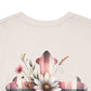 Faith and Floral Cross Unisex Heavy Cotton Tee