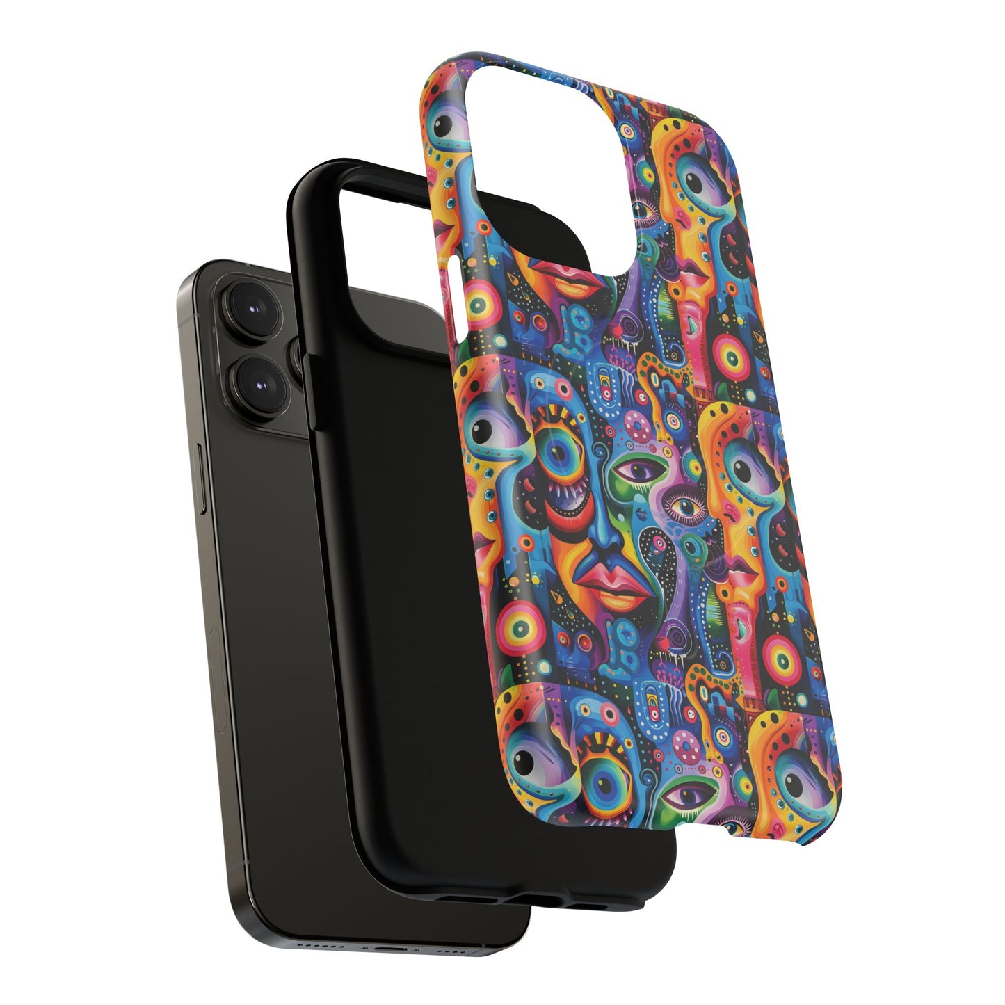 Psychedelic Visions Tough iPhone Magnetic Case - Unique Art iPhone Cover