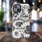 Loved John 3:16, Inspirational Gift, Tough iPhone Magnetic Case Scripture, Sunflower Bible Verse, MagSafe® iPhone® Tough Case, iPhone 14, iPhone 15, iPhone 16, Pro, Pro Max, Plus