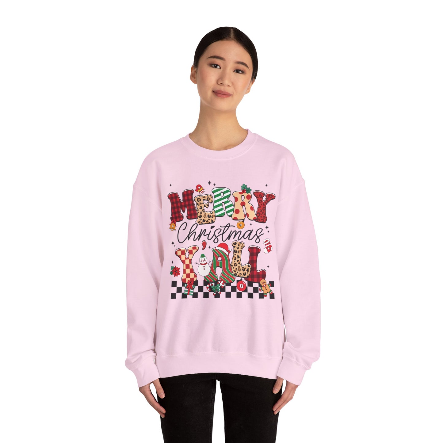Merry Christmas Unisex Heavy Blend™ Crewneck Sweatshirt