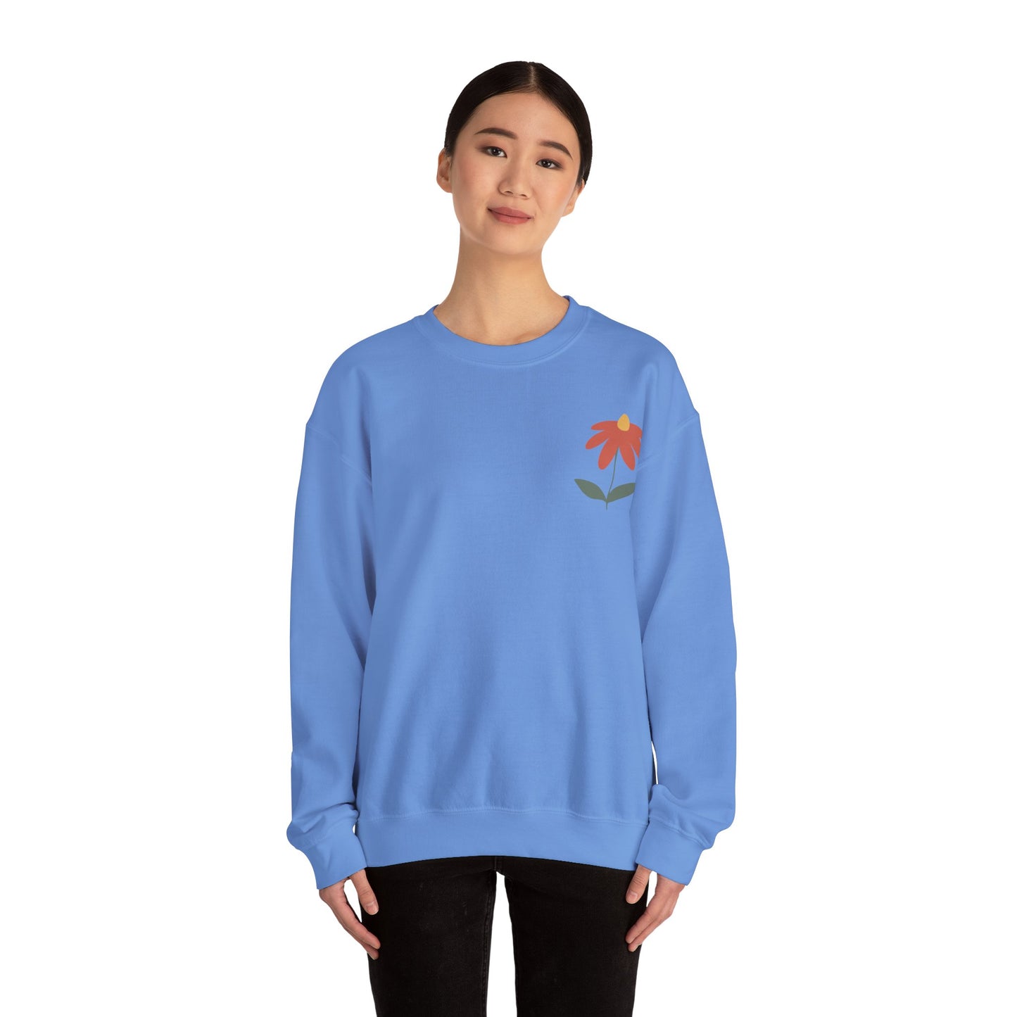 "All-Around Beauty" Unisex Floral Crewneck Sweatshirt