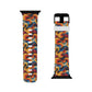 Cosmic Swirl Vibrant Apple Watch Band - Colorful Design for Stylish Wear