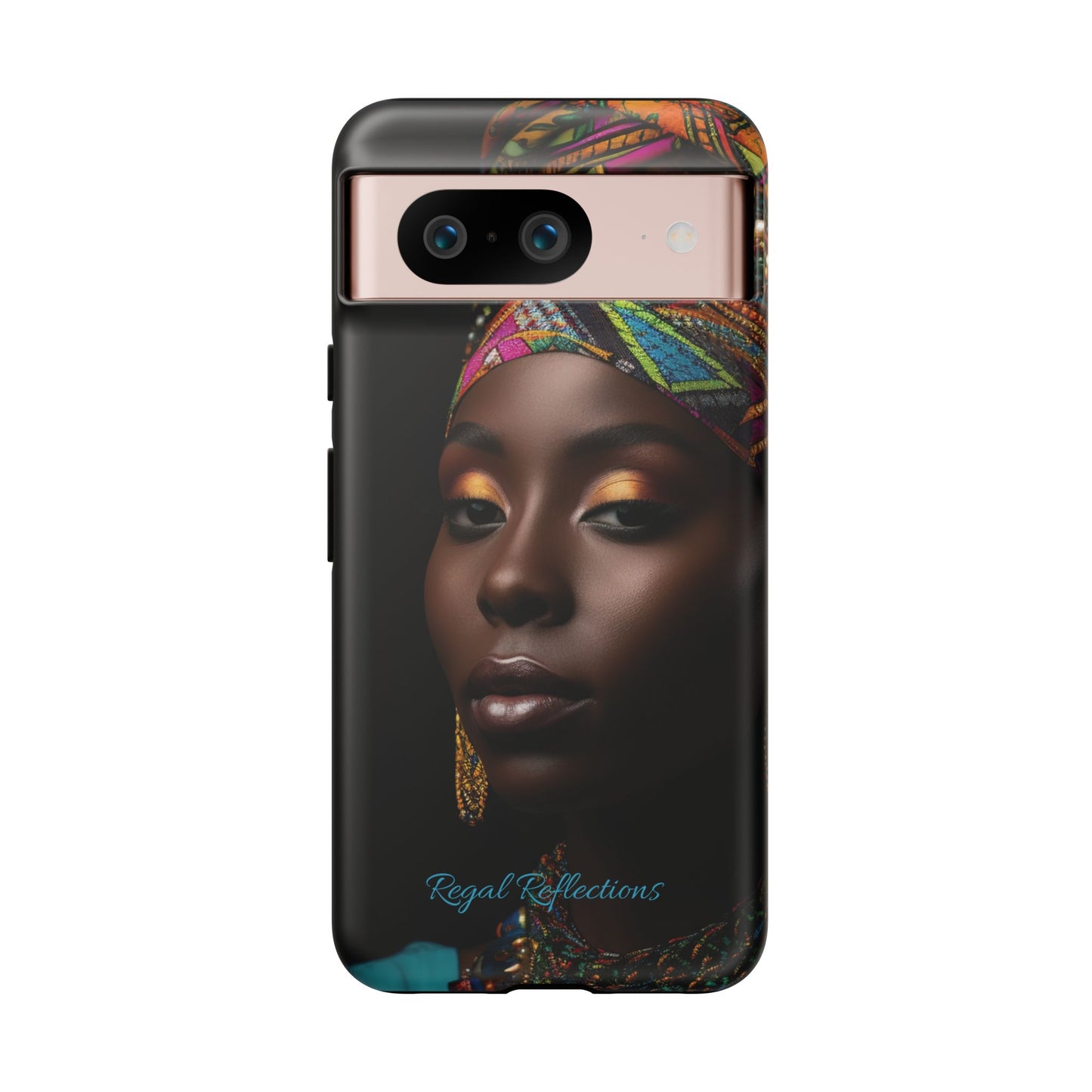 Regal Reflections: African Majesty iPhone, Samsung and Google Tough Phone Cases.