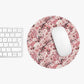 Cherry Blossom Floral Mouse Pad - Elegant Desk Accessory for Home & Office