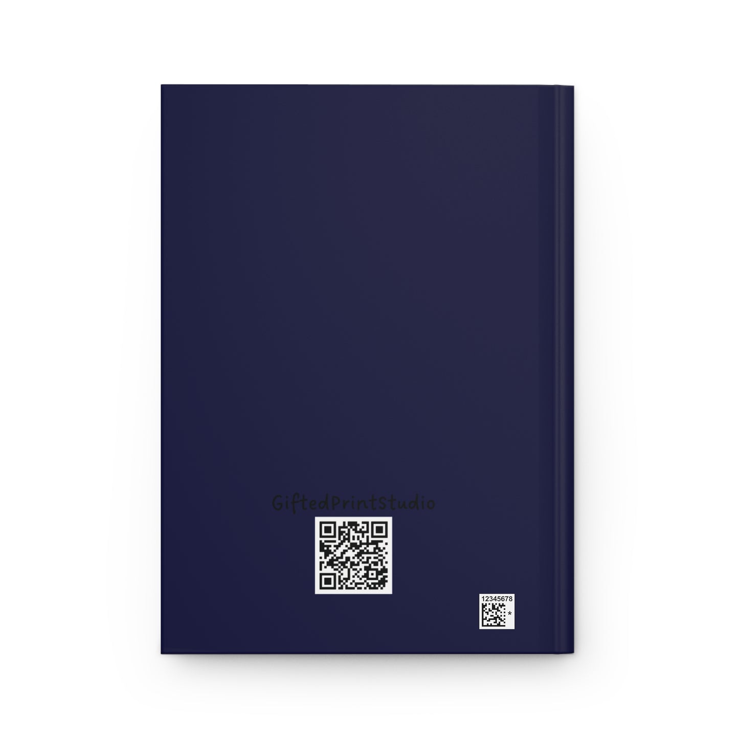 Personalized Kids Navy Hardcover Notebook — "This Belongs to [Name]" Cute School Notebook/Back to School.