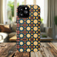 Celestial Spice Tiling Colorful Tough Magnetic iPhone Case, Unique iPhone Cover, Artistic Mobile Shell, Durable Design Accessory, Trendy Gift Idea, MagSafe® iPhone Case.