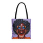 Afro Luxe Glow Tote Bag