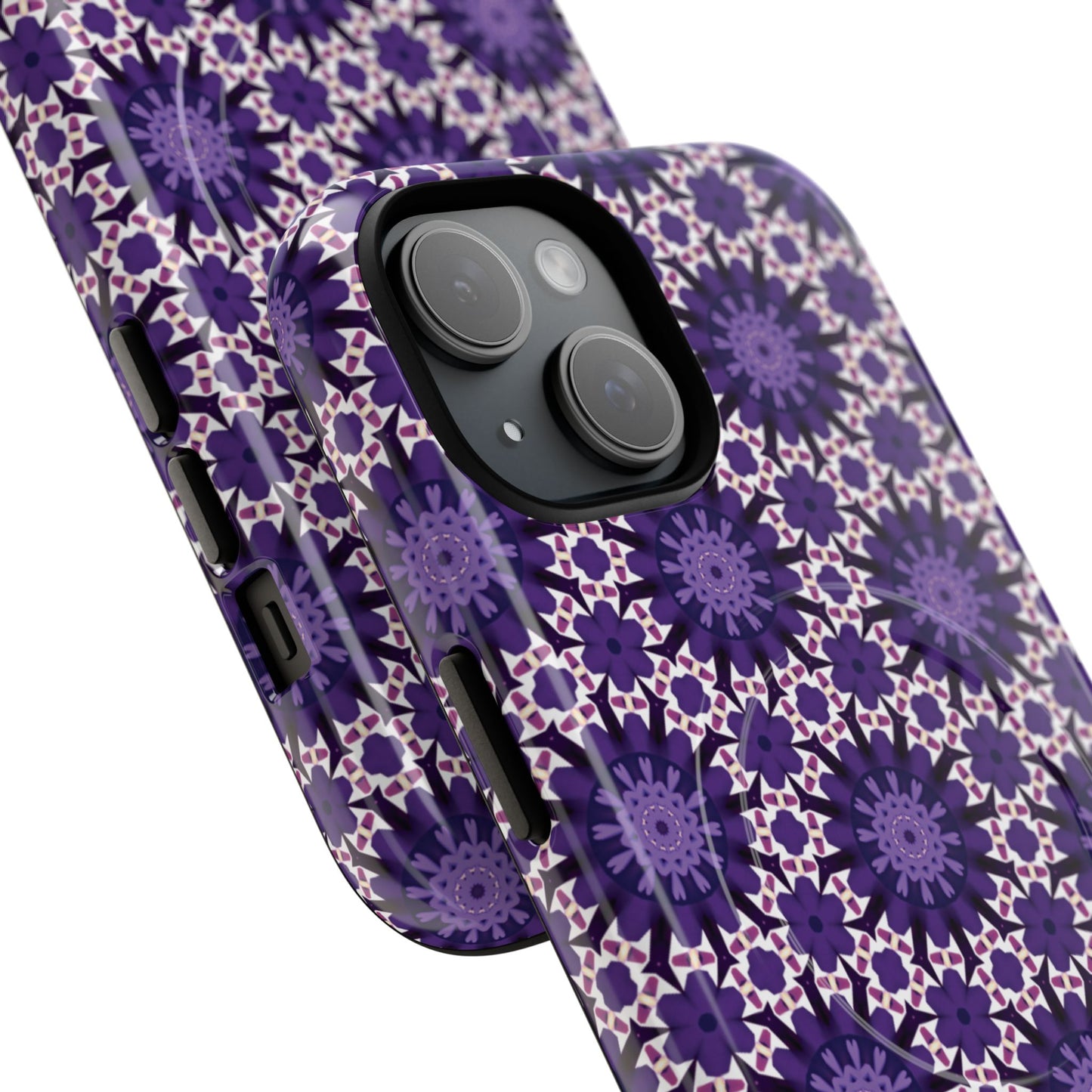 Twilight Petal Mirage Magnetic iPhone Cases, Unique Floral Designs, Tough Protection, Gift for Her, iPhone Accessories, Custom Cases