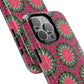 Floral KaleidoBloom iPhone Case, Tough Magnetic Cases, Floral iPhone Cover, Stylish Tech Accessory, Durable Design, Vibrant Gift Idea