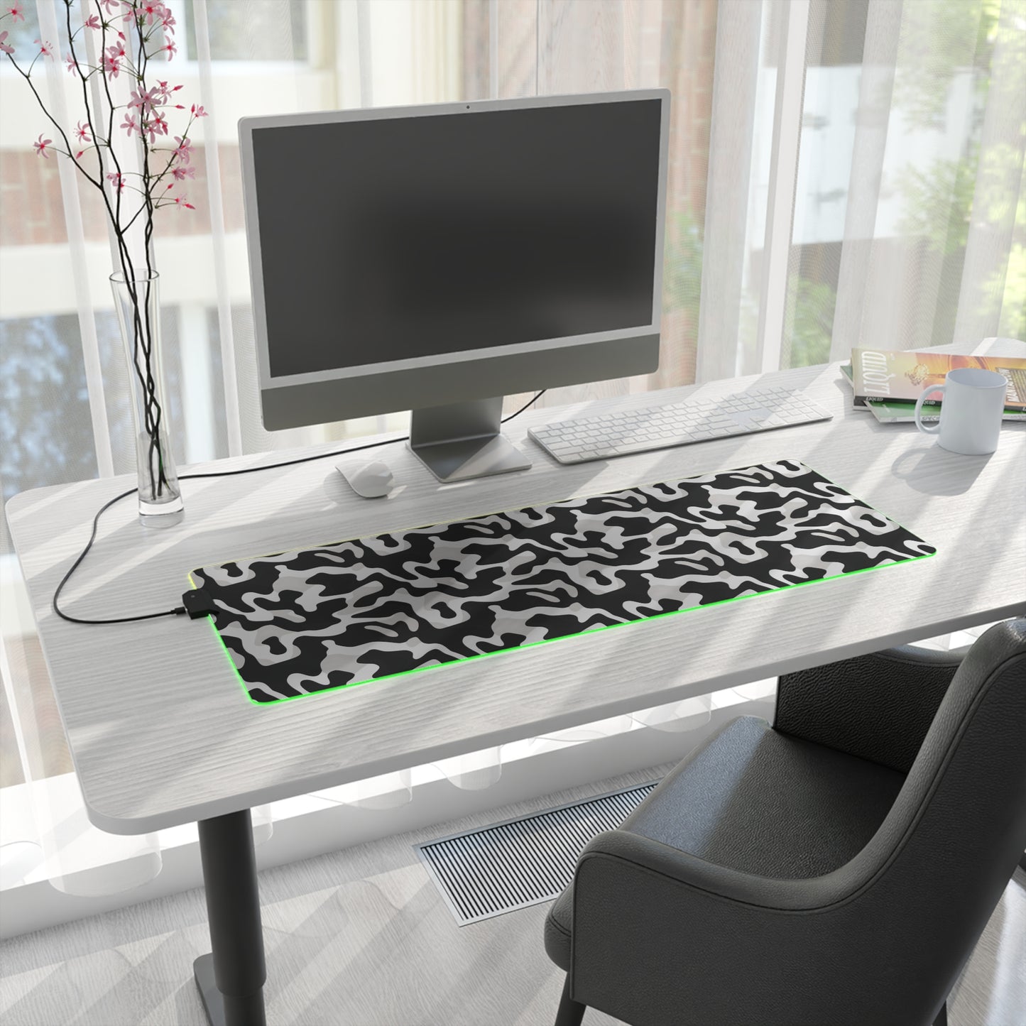 Urban Camo LED Gaming Mouse Pad