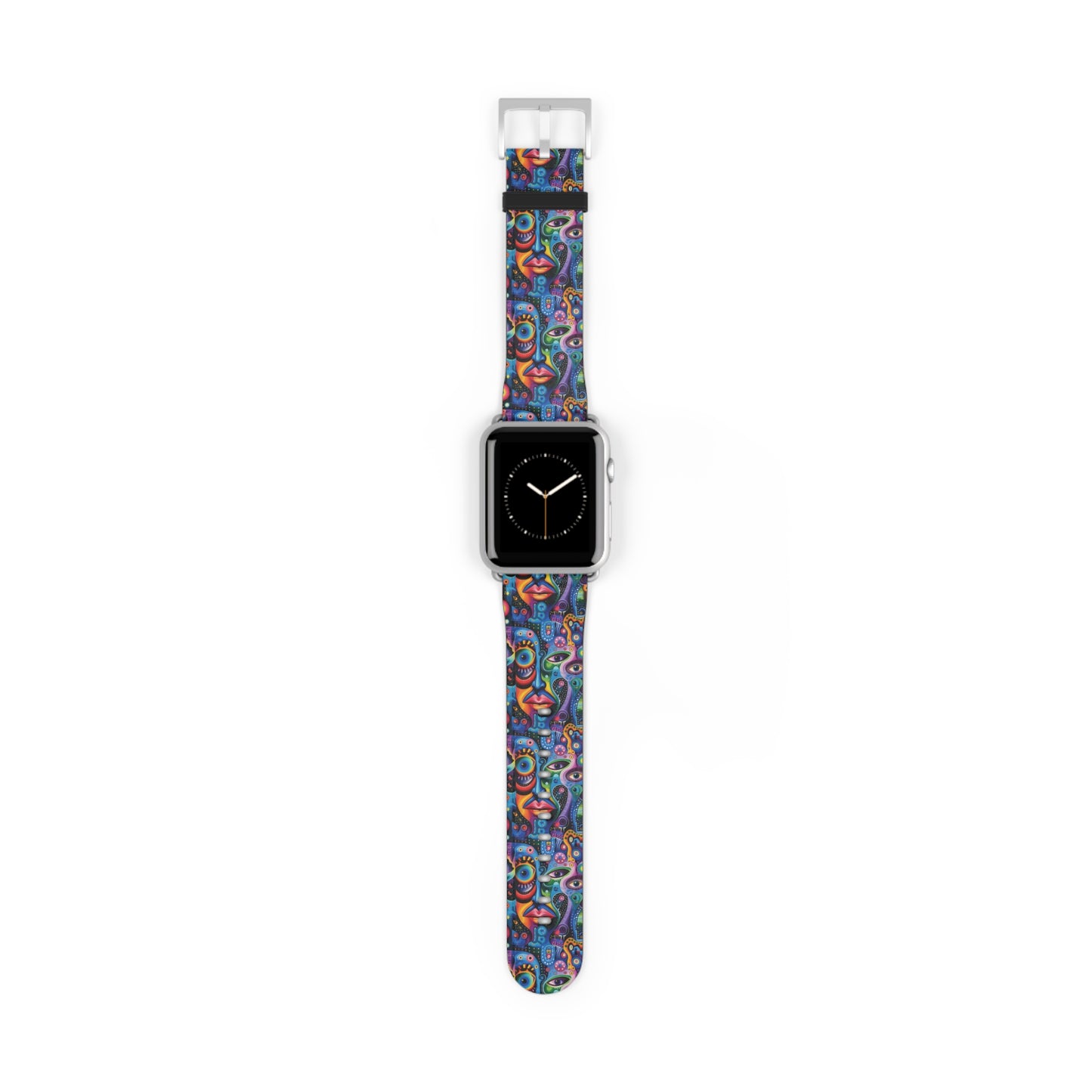 Psychedelic Visions Colorful Artful Watch Band - Unique Design for Fashion Lovers.