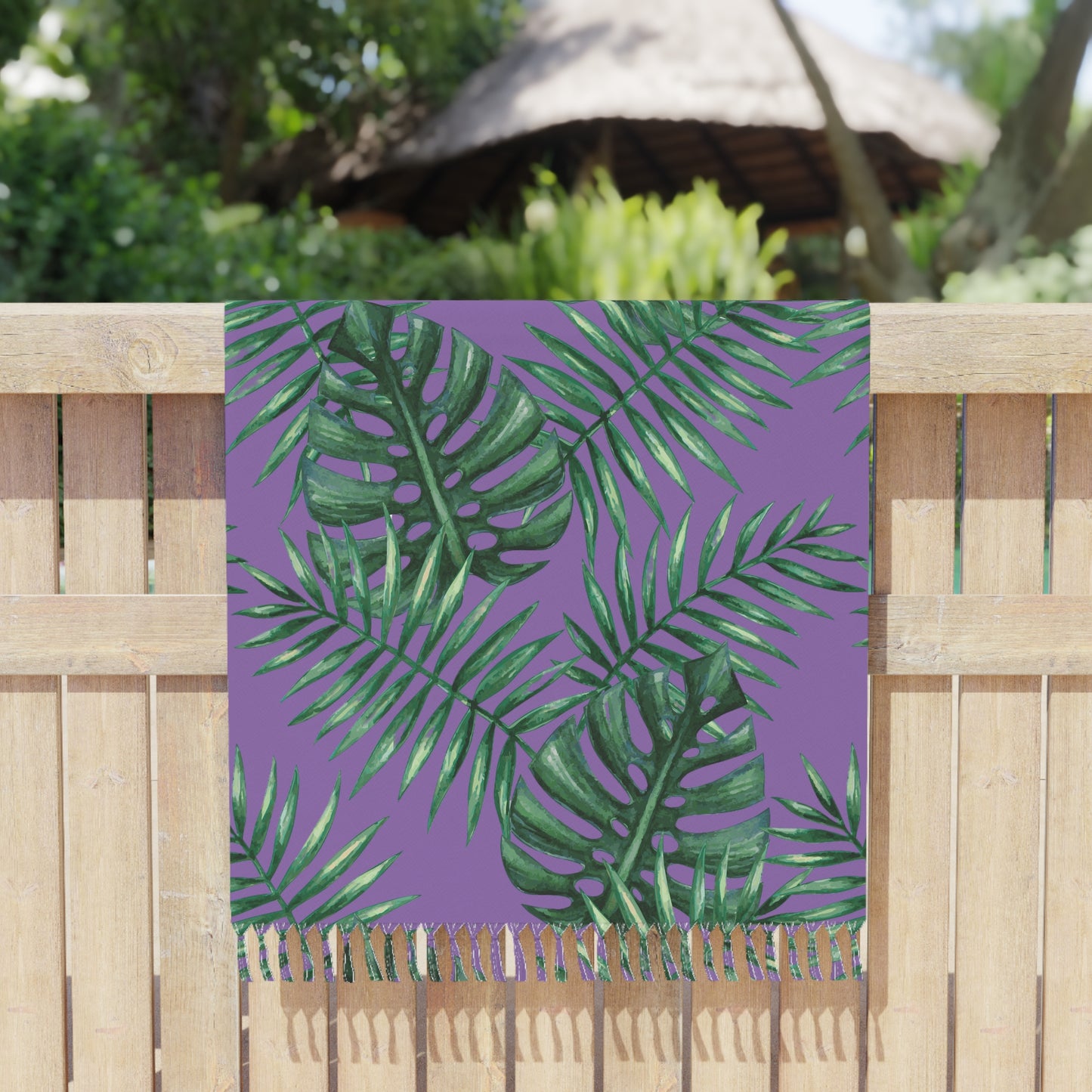 Tropical Boho Vibes Purple Beach Cloth/Towel