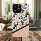 Personalized Floral Blush Garden Whisper Tough Magnetic MagSafe® iPhone® 13, 14, 15, 16, 17, Pro, Pro Max, Plus Cases (Custom Name).