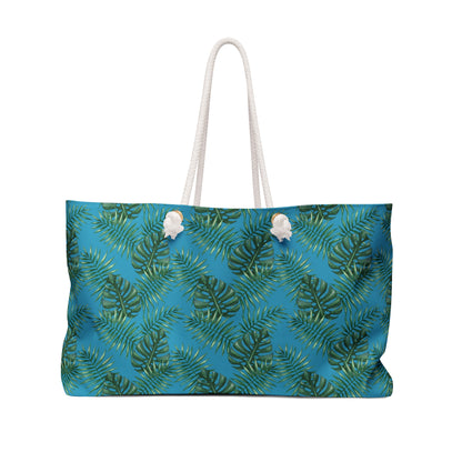 Turquoise Tropical Bliss Weekender Bag