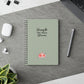 Inspirational Wirobound Notebook - 'Choosing the ME I Want to Become', Journal, Planner, Motivational Gift, Stationery