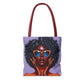 Afro Luxe Glow Tote Bag
