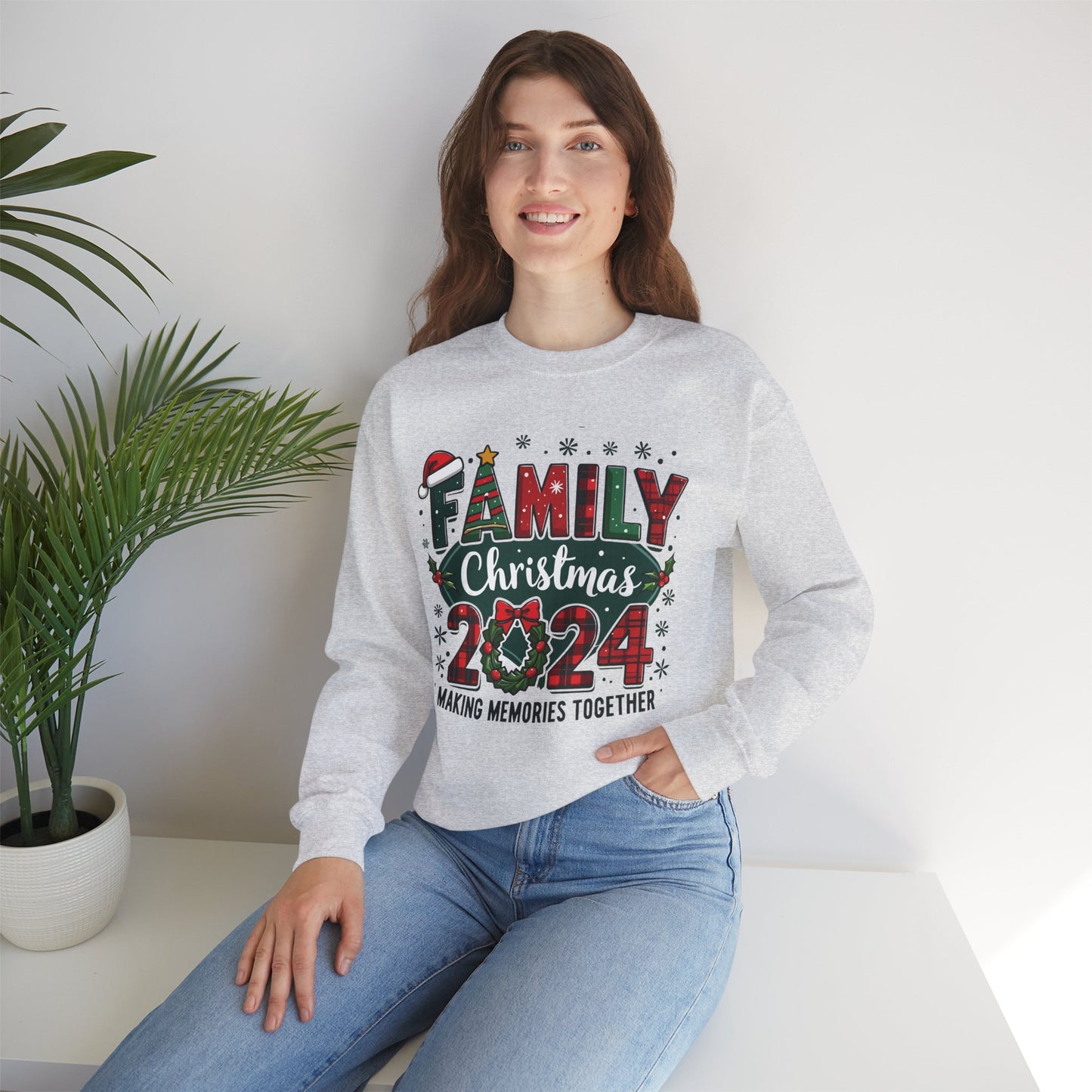 Family Christmas Unisex Heavy Blend™ Crewneck Sweatshirt