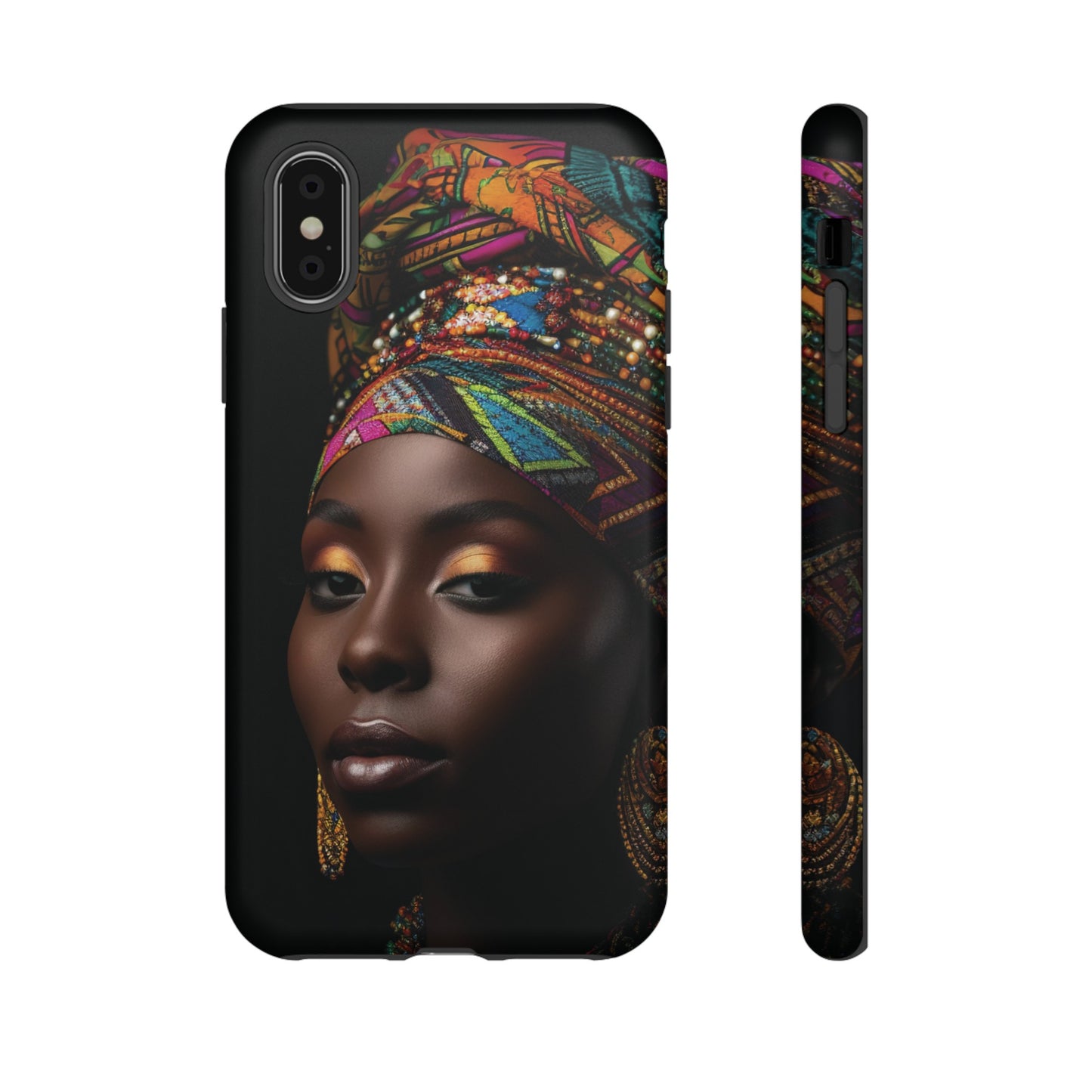 Regal Reflections: African Majesty iPhone Cases