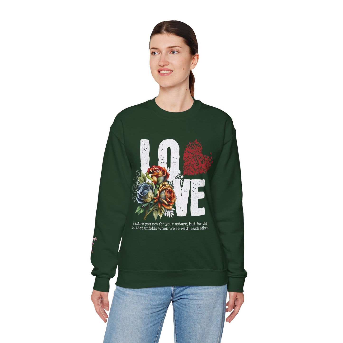 LOVE Always Unisex Heavy Blend™ Crewneck Sweatshirt.
