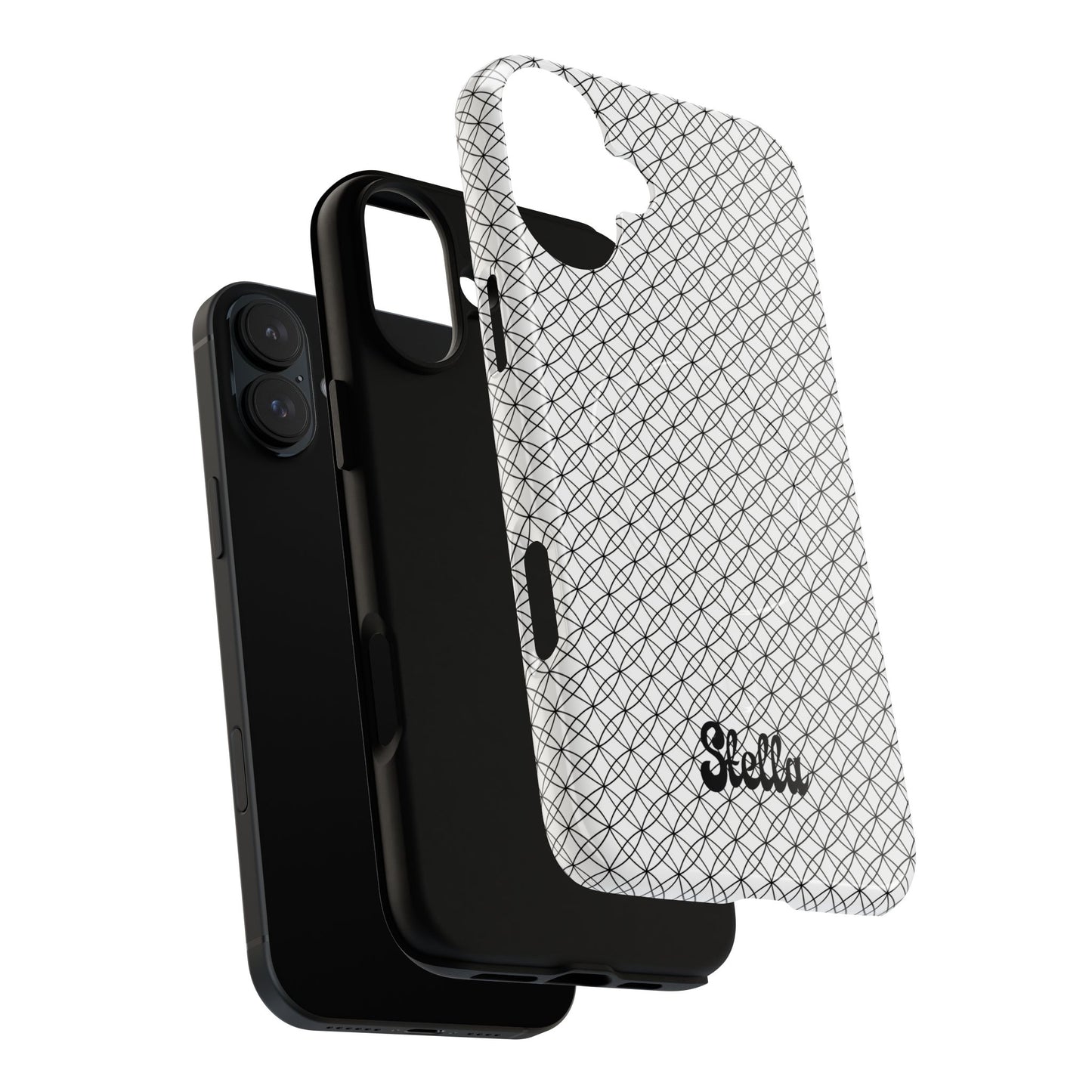 Personalized Geometric Phone Case, Stylish Tough Magnetic Cases, Unique Protection, Trendy Gift for Tech Lovers, Modern Mobile Accessory