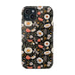 Blossom Elegance: Noir Garden Magnetic Tough iPhone Cases