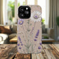 Lavender Floral Tough Magnetic Phone Case | Durable Protective Cover, Flower Design, Gifts for Her, Phone Accessories, Nature Lover