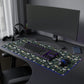 Daisy Delight Floral LED Gaming Mouse Pad – Custom Designed RGB Computer Accessory.