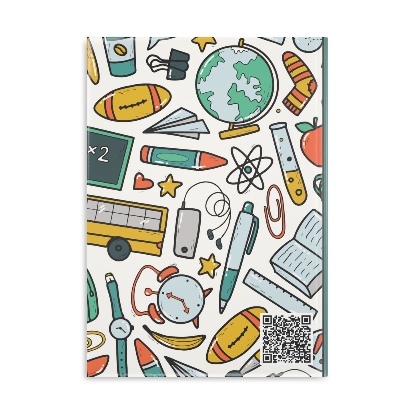 Emerald School Doodles Hardcover Notebook with Puffy Covers (PY)