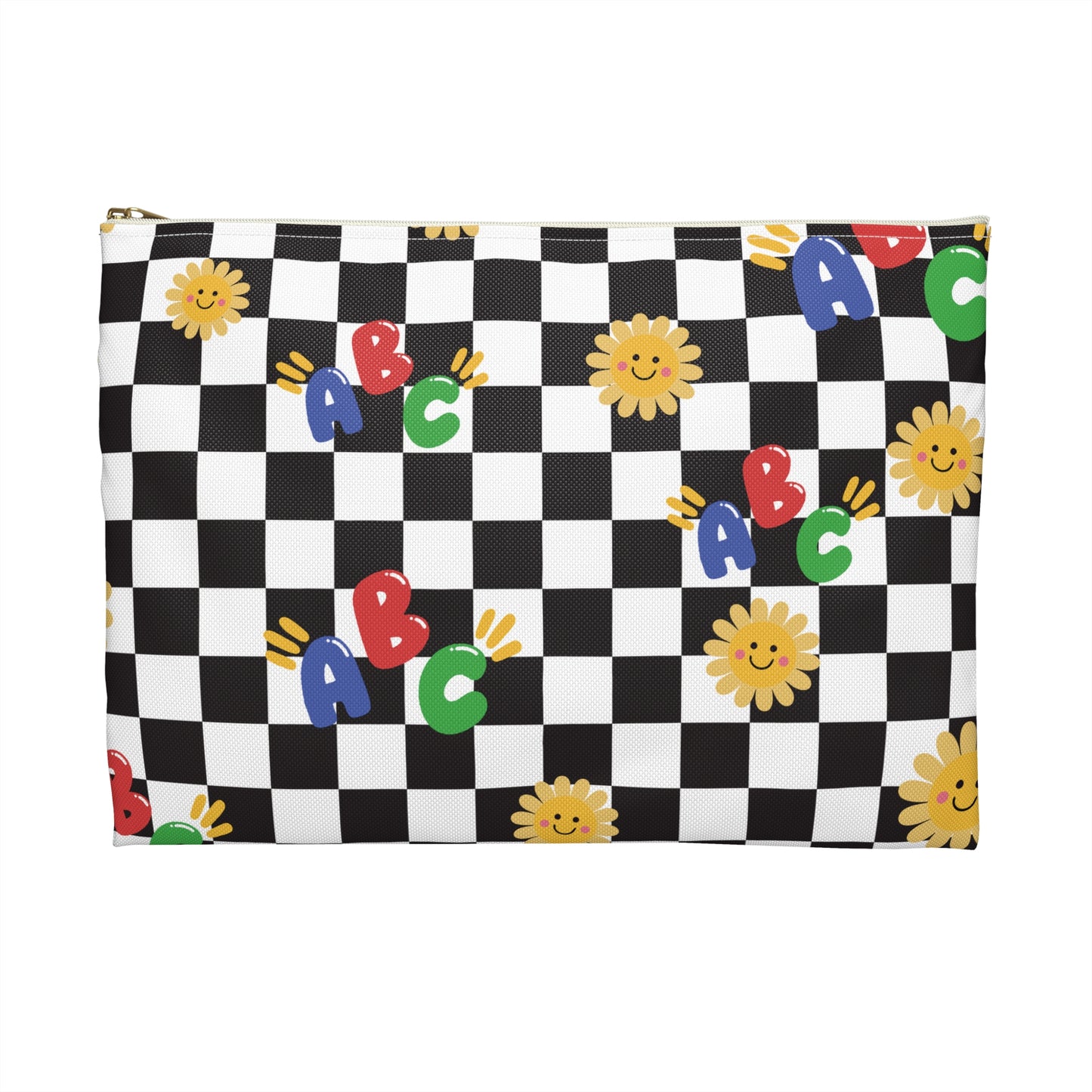 Personalized Schoolyard Chic Composition Book Inspired Accessory Pouch, Kids School Supplies, Classroom Organizer, Teacher Gift, Fun Stationery Case, Back to School