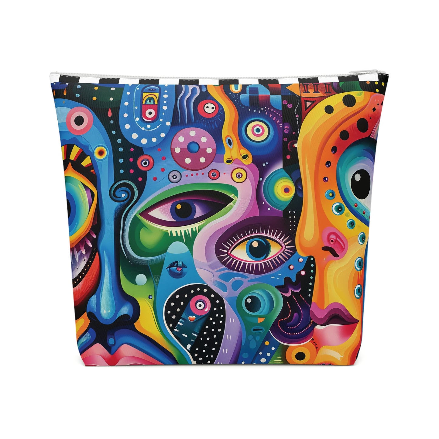 Psychedelic Visions Cotton Cosmetic Bag