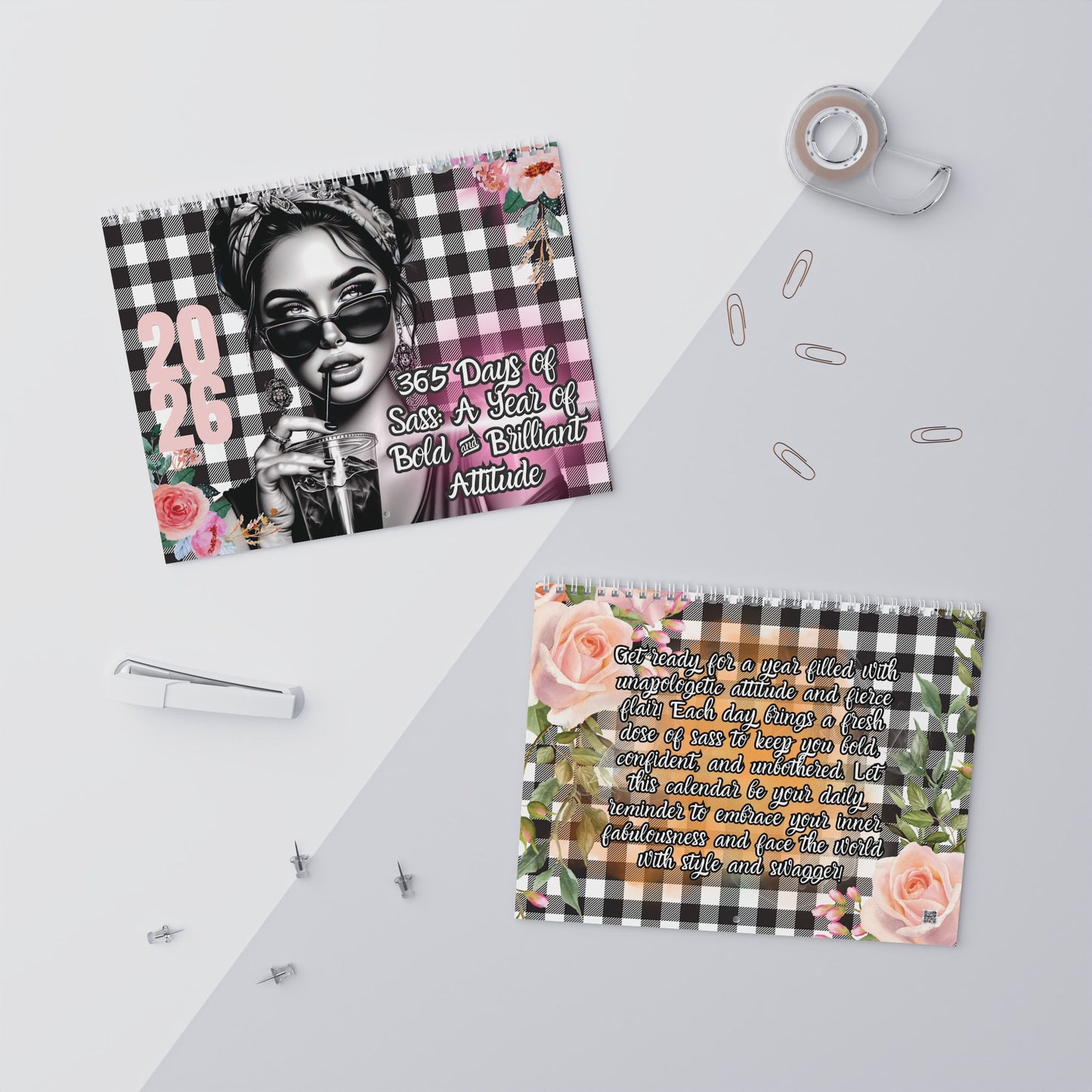365 Days of Sass 2026 Wall Calendar — Bold & Vibrant Monthly Attitude.