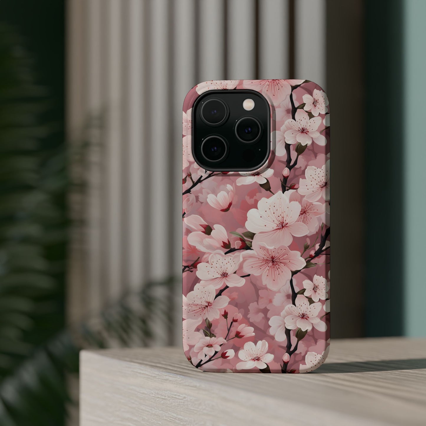 Cherry Blossom Magnetic Tough iPhone Cases